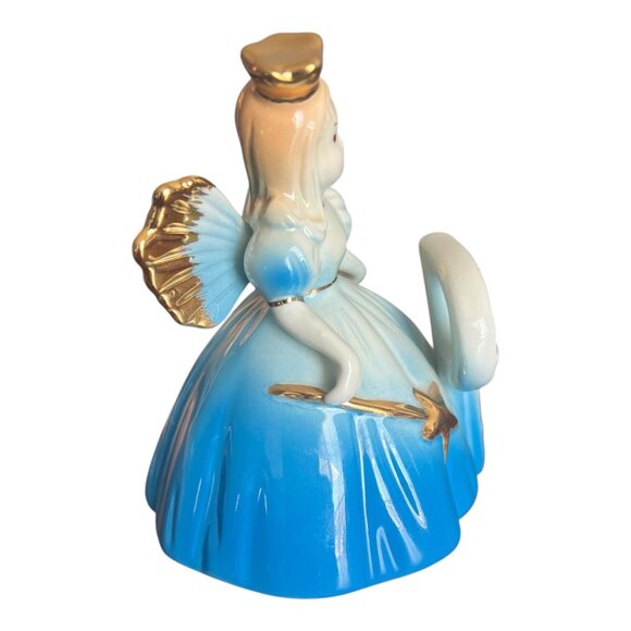 Vintage Josef Originals Birthday Girl Angel Age 9 Figurine Porcelain 5" Hand-Pai - Picture 2 of 7